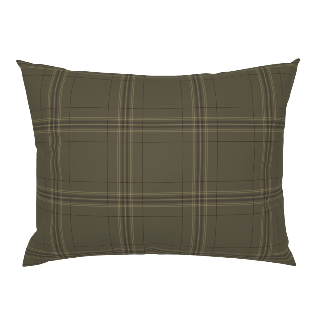Window Pane Tartan Plaid - Taupes Pillow Sham | Spoonflower | Spoonflower
