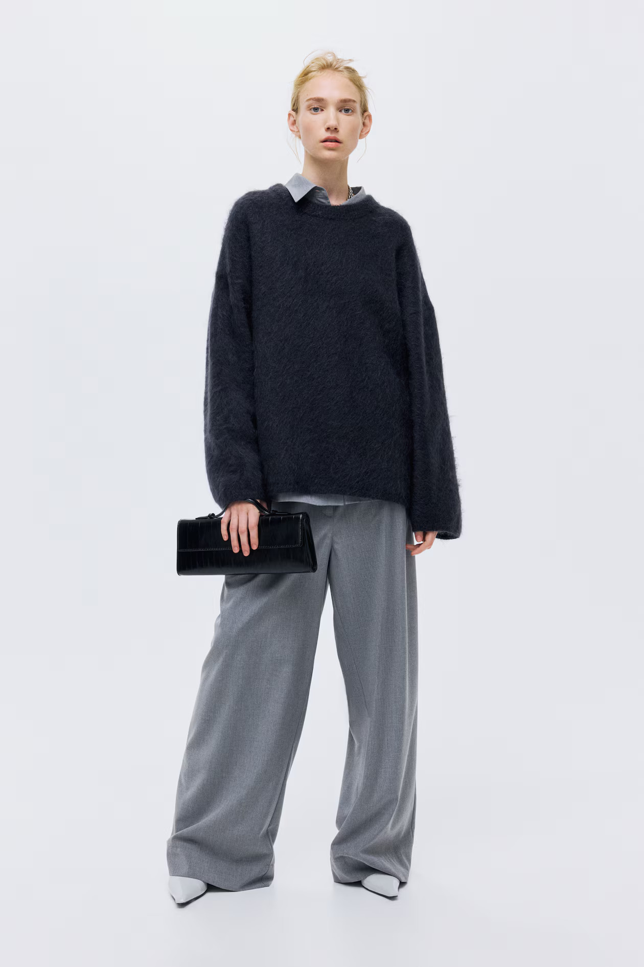 Pull oversize en mohair mélangé | H&M (FR, IT, ES, PT, BE)