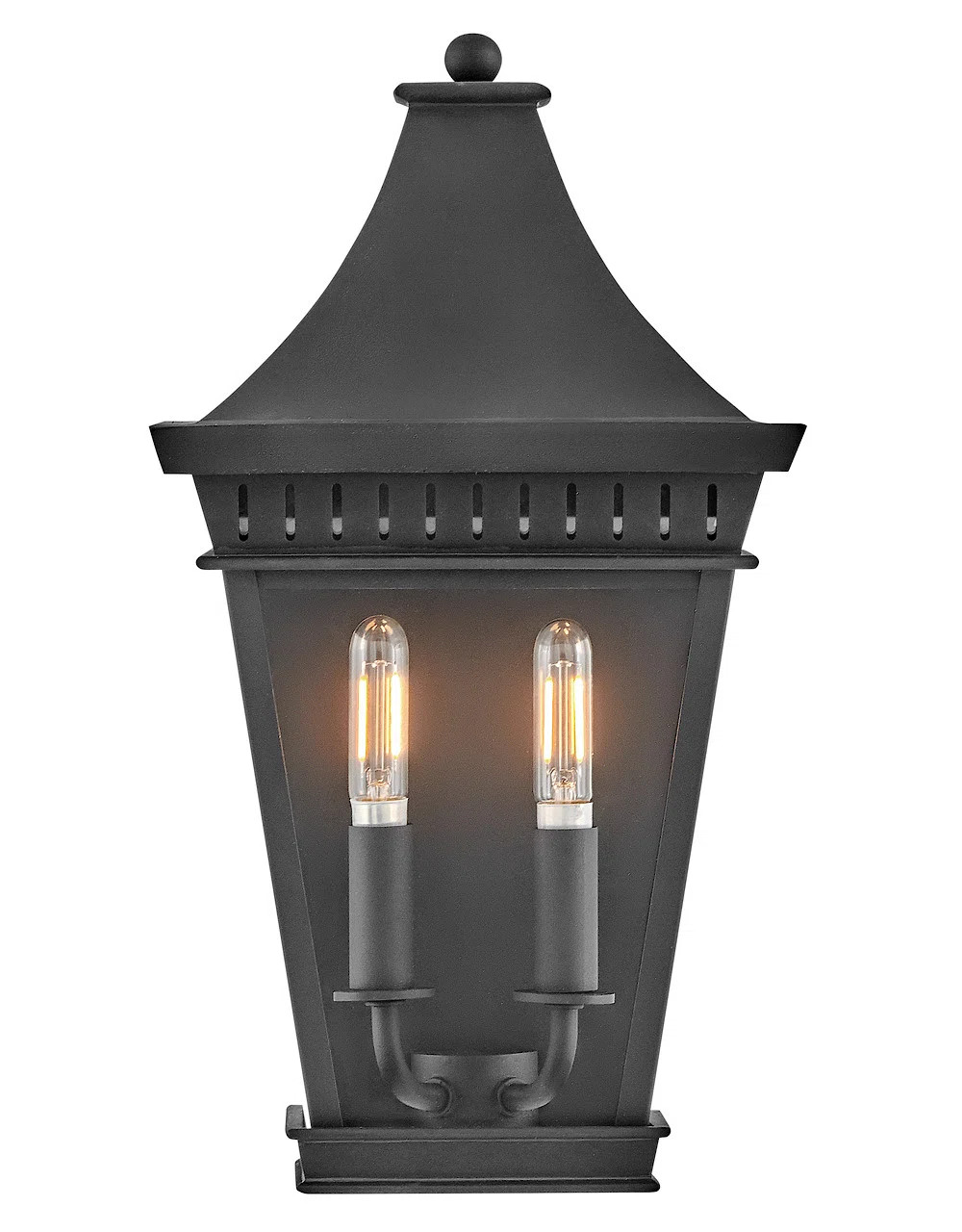 Chapel Hill 2-Light Outdoor Aluminum Wall Mount Lantern | Wayfair North America