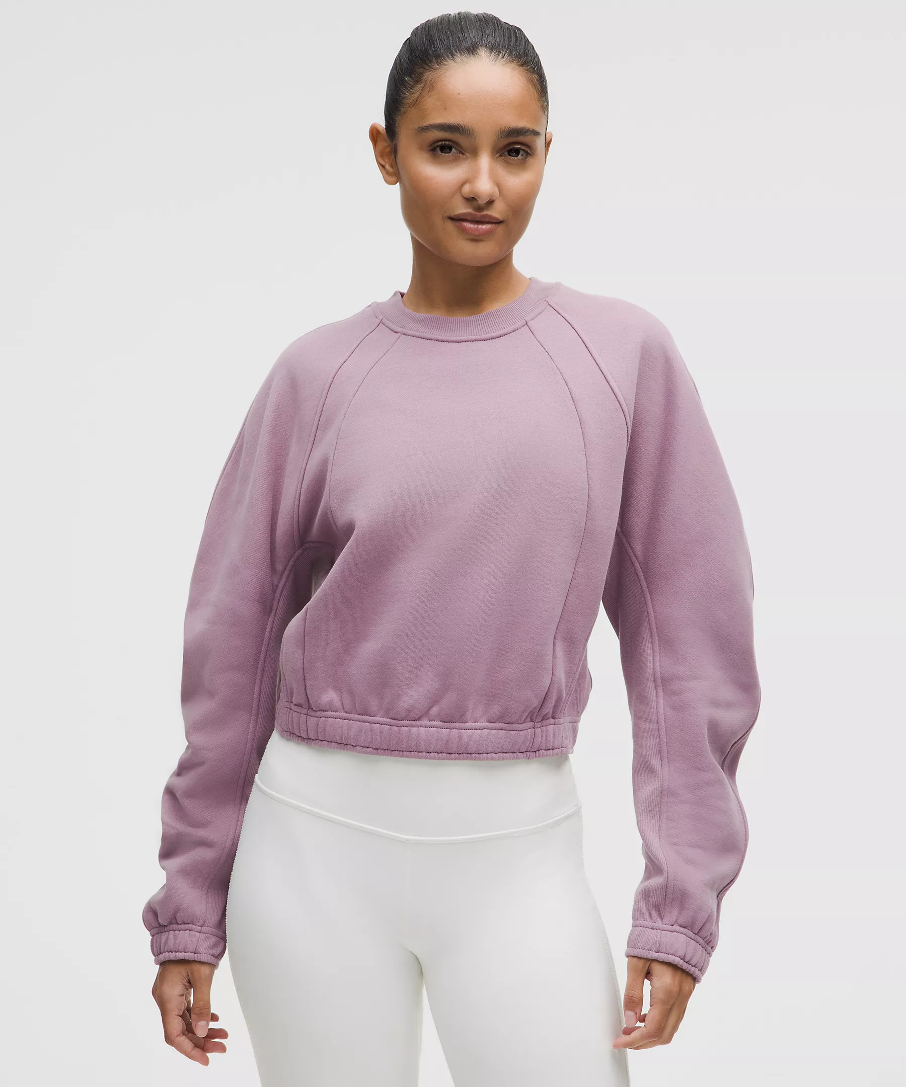 Scuba Cropped Relaxed Crewneck | Women's Hoodies & Sweatshirts | lululemon | Lululemon (US)