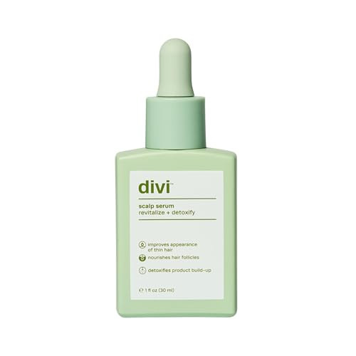 Divi Scalp Serum for Thinning Hair, 30ml – Clinically Tested, Nourishing Formula with Amino Acids, Caffeine & Rosemary Oil – Promotes Healthy Scalp & Fuller-Looking Hair, Reduces Oil & Product Buildup | Amazon (US)