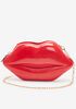 Lip PVC Shoulder Bag | Ashley Stewart