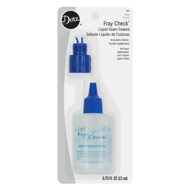 Dritz Fray Check w/ Fabric Guide Applicator Tip, .75 oz | Walmart (US)