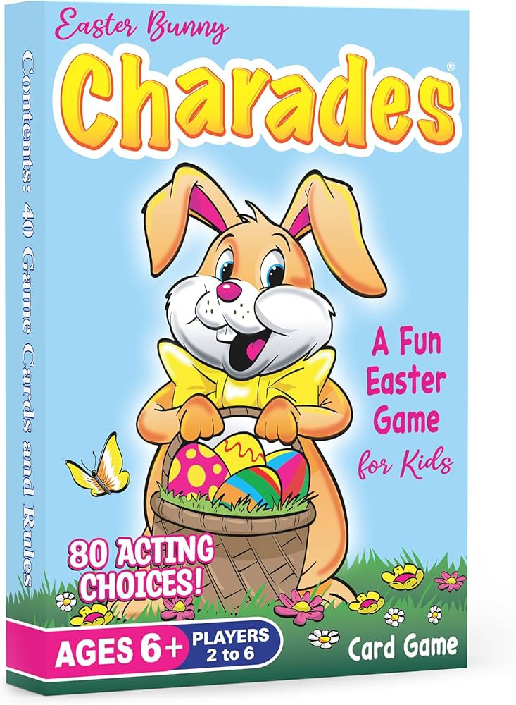 Arizona GameCo Easter Bunny Charades for Kids – A Fun Spring/Easter-Themed Game - No Reading Re... | Amazon (US)
