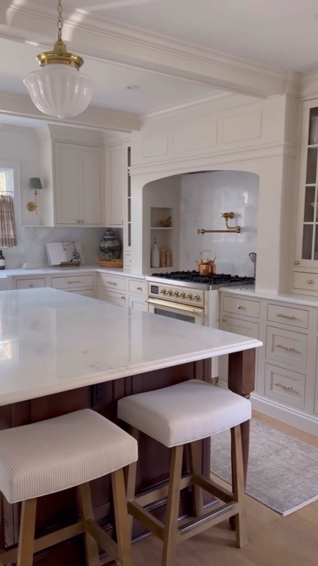 Don’t be afraid to buy the house in your dream neighborhood that needs work ✨ The vision to make it home easily follows and with hard work & dedication, you can craft your dream space for years to come 🤍 Read all about our kitchen renovation from the bio or comment RENO below to get a message with a link to read the post and shop the entire space!
•
•
•
Thank you to my design and build teams for bringing this vision to life @intuitive.design_ & @greateasterncontracting 
•
•
•
#classichomedecor #homerenovation #homedesign #homebeforeandafter #kitchenrenovation #kitchendesign #homerenovations #traditionalhome #cottagekitchen #demoday #homedemo #kitchendemo #kitchenbeforeandafter #cottagekitchen #nancymeyers #coastalkitchen