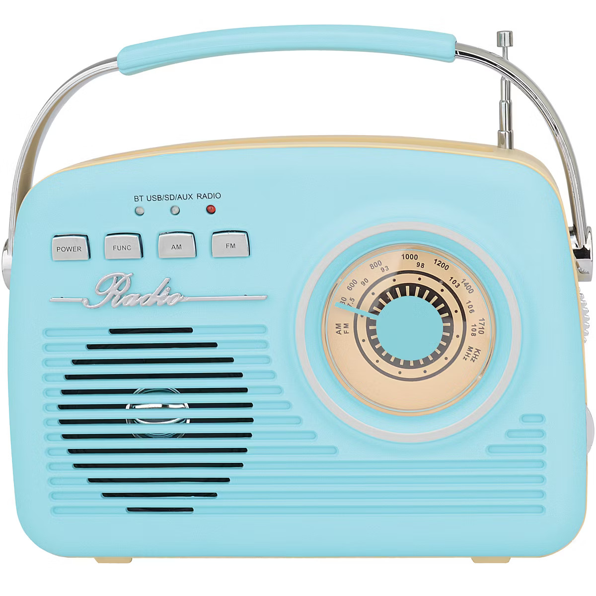 Supersonic® Retro Portable AM/FM Radio with Bluetooth®, SC-1201 | Target