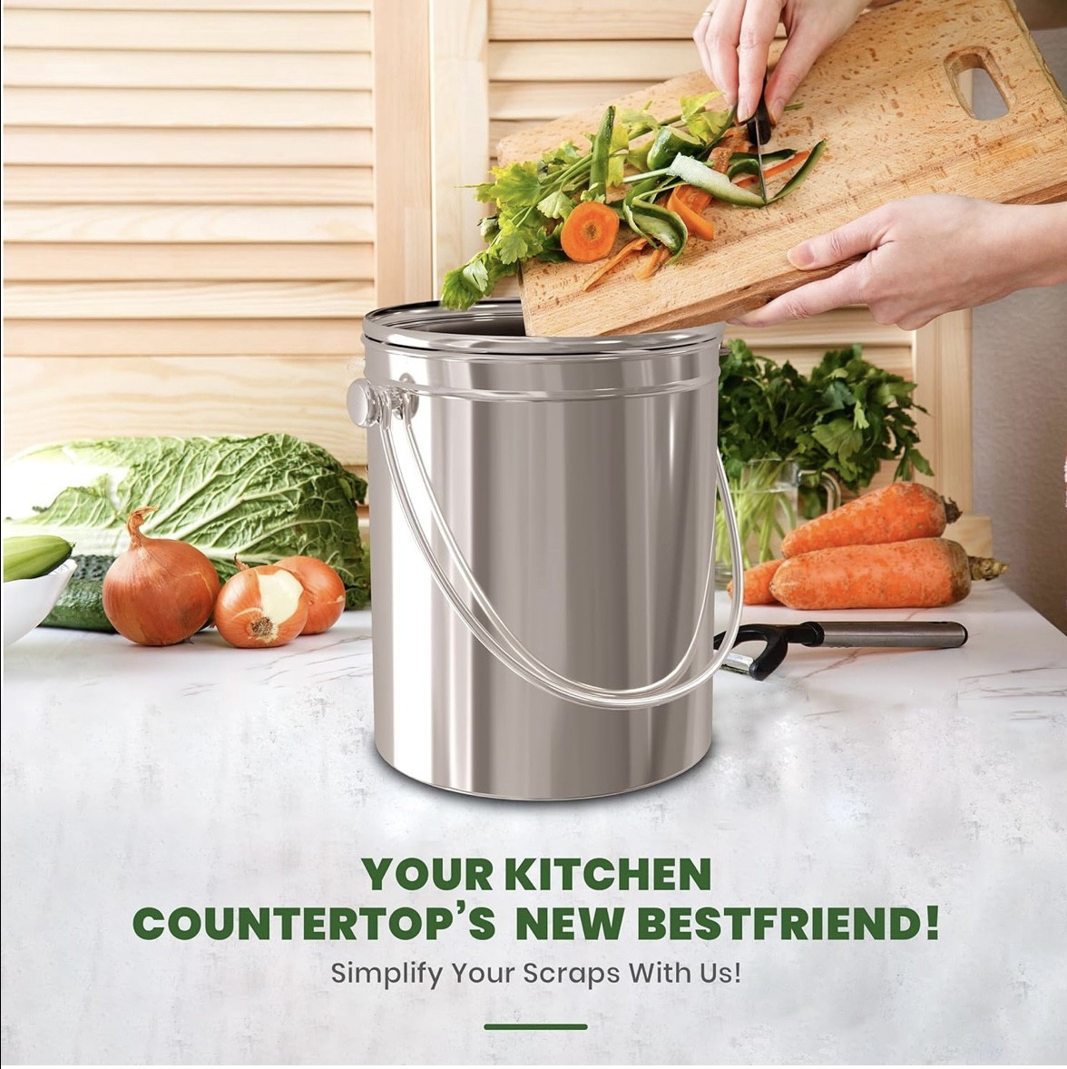 Winter is a perfect time to start getting ready to burnish your garden in the spring. Here are some kitchen top compost bins that are stylish and highly functioning. 

#LTKFindsUnder100 #LTKfoodie #LTKHome