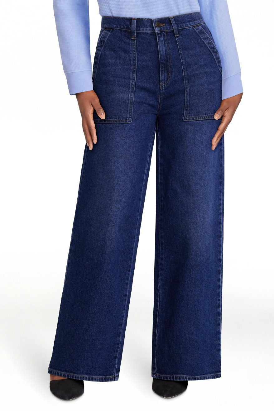 Scenario Women's High Rise Utility Jeans, 31" Regular and 29" Short Inseam, Sizes 0-20 | Walmart (US)