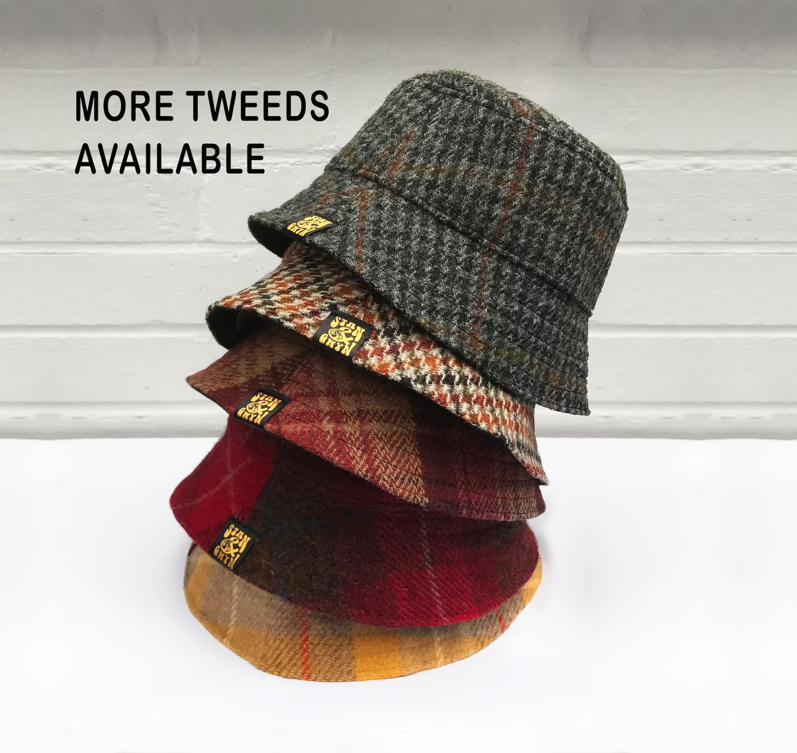 Harris Tweed Hat Bucket Hat for Men Winter Hat Wool Hat - Etsy UK | Etsy (UK)