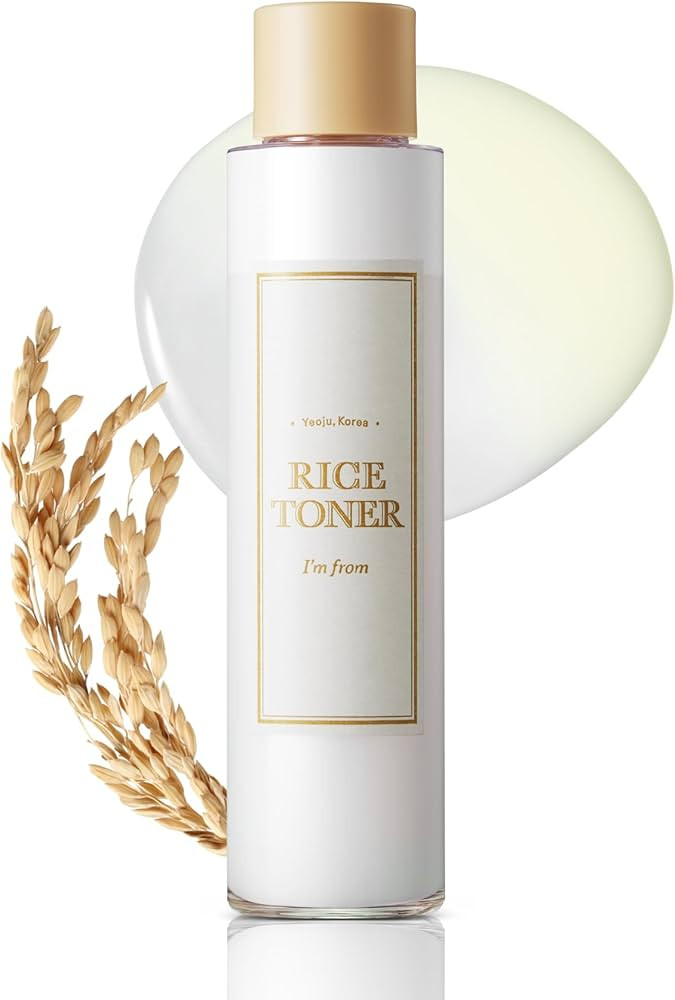 I'm from Rice Toner, Milky Toner for Glowing Skin, 77.78% Korean Rice, Glow Essence with Niacinam... | Amazon (US)