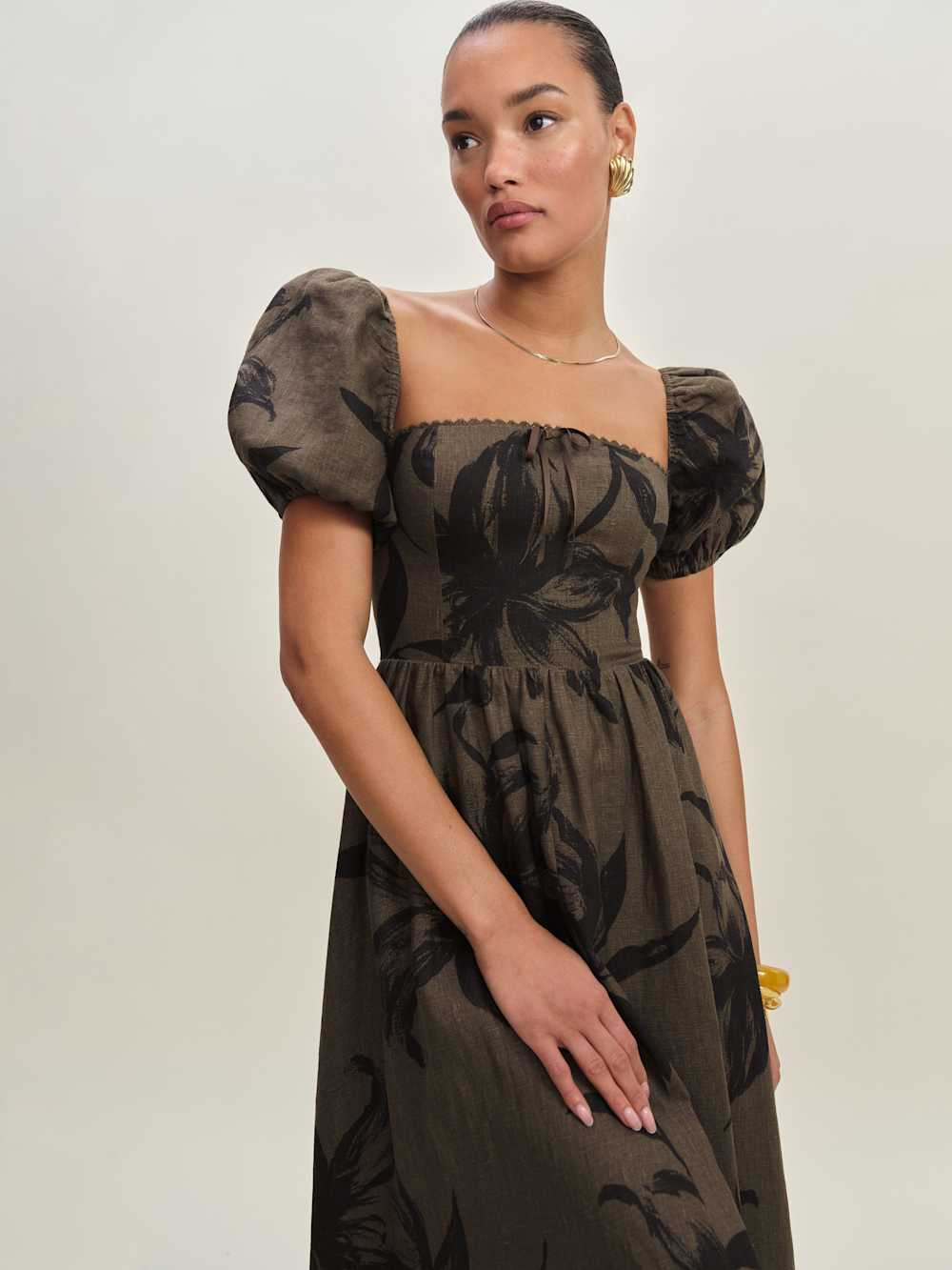 Marella Linen Dress | Reformation (Global)