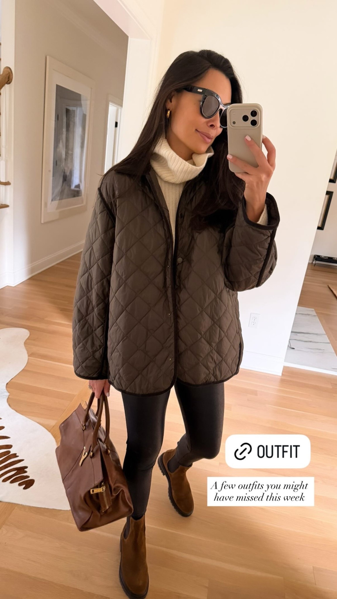 Green quilted jacket with suede boots. 

#LTKShoeCrush #LTKStyleTip

#LTKSeasonal