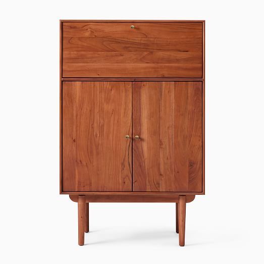 Keira Solid Wood Bar Cabinet (32") | West Elm (US)