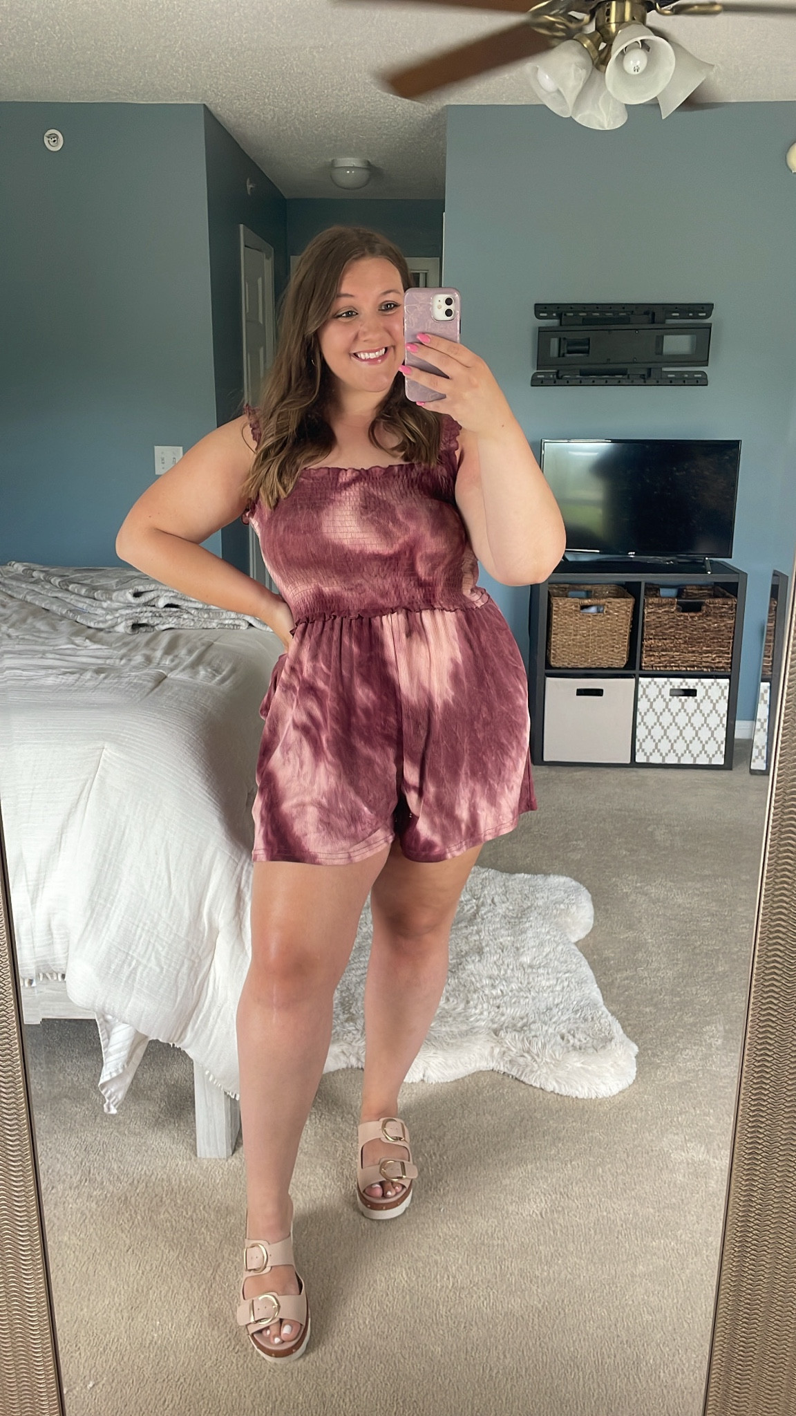 Wore this cute romper paired with the most comfortable sandals to dinner tonight! Great for summer nights 🎀 I sized down in the romper and sized up in the sandals! Details listed below:

Romper // Amazon // size Large
Sandals // Amazon // size 9.5

#amazonfashion #amazonfinds #amazonstyle #summerfashion #summeroutdit #summerOOTD


#LTKMidsize #LTKFindsUnder50 #LTKPlusSize