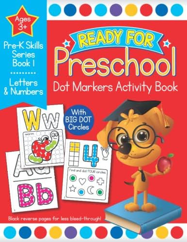 Ready for Preschool Dot Markers Activity Book: Pre-K Letters and Numbers Workbook For Kids Age 3-... | Amazon (US)