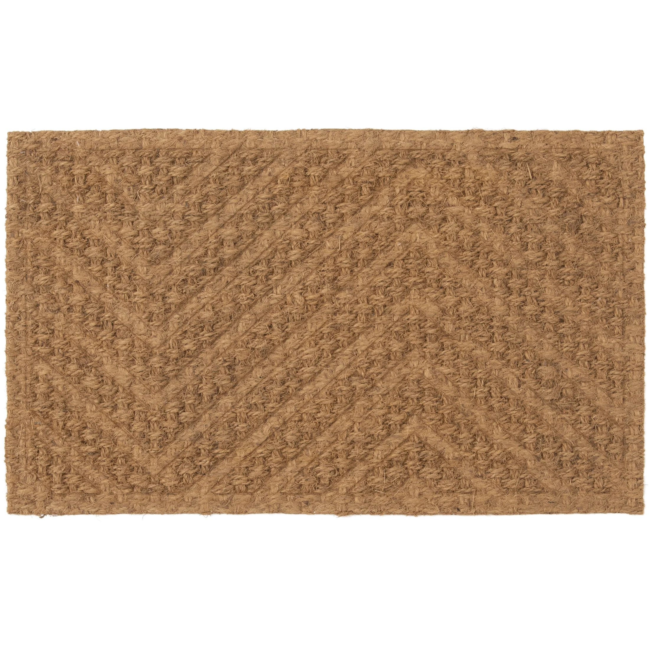 Mainstays 18"x30" Carved Geo Coir Outdoor Mat | Walmart (US)