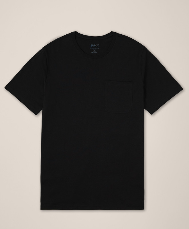 Men’s Softspun Pocket Crew Tee made with Organic Cotton | Pact | Pact Apparel