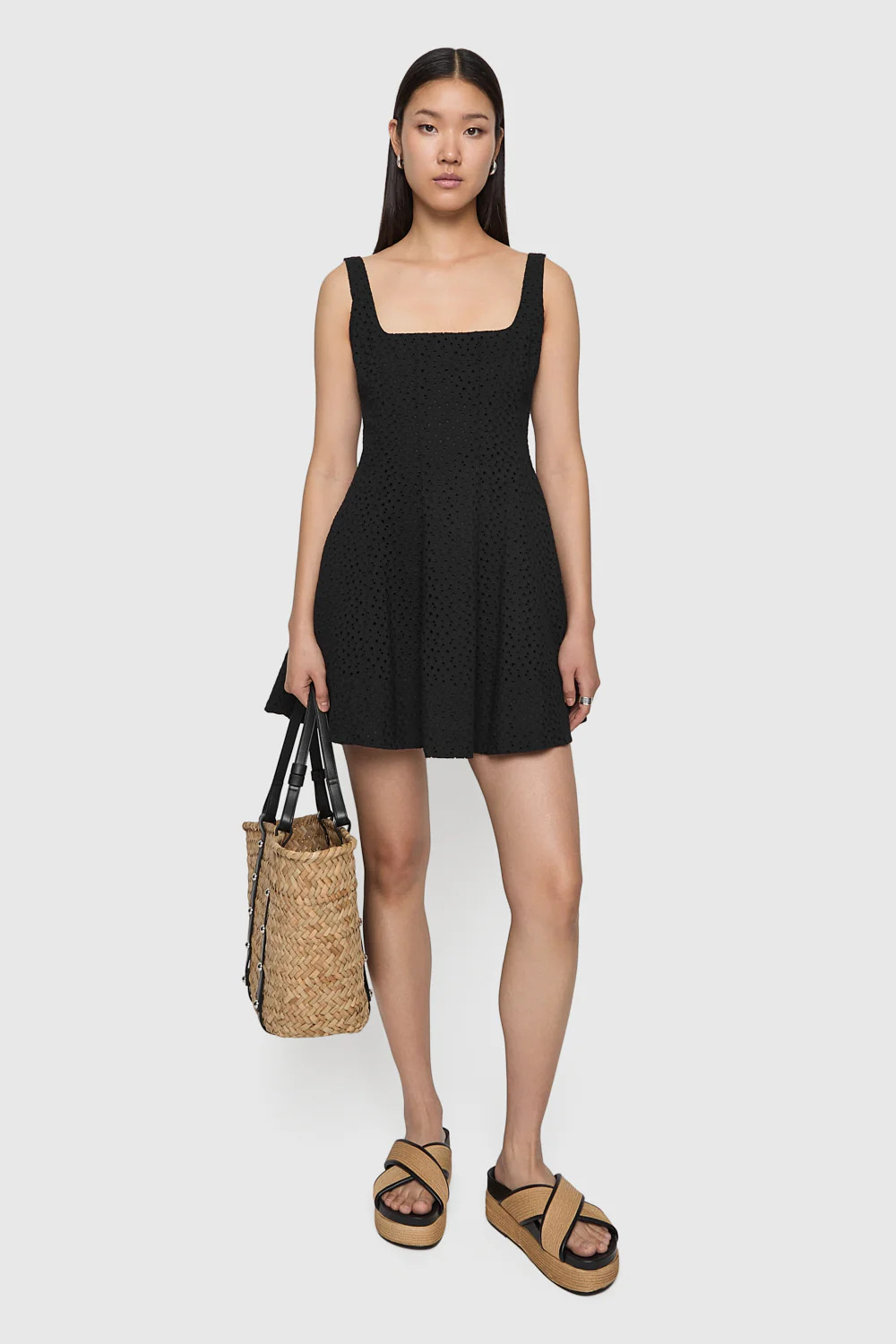 Carrie Eyelet Dress | Rebecca Minkoff