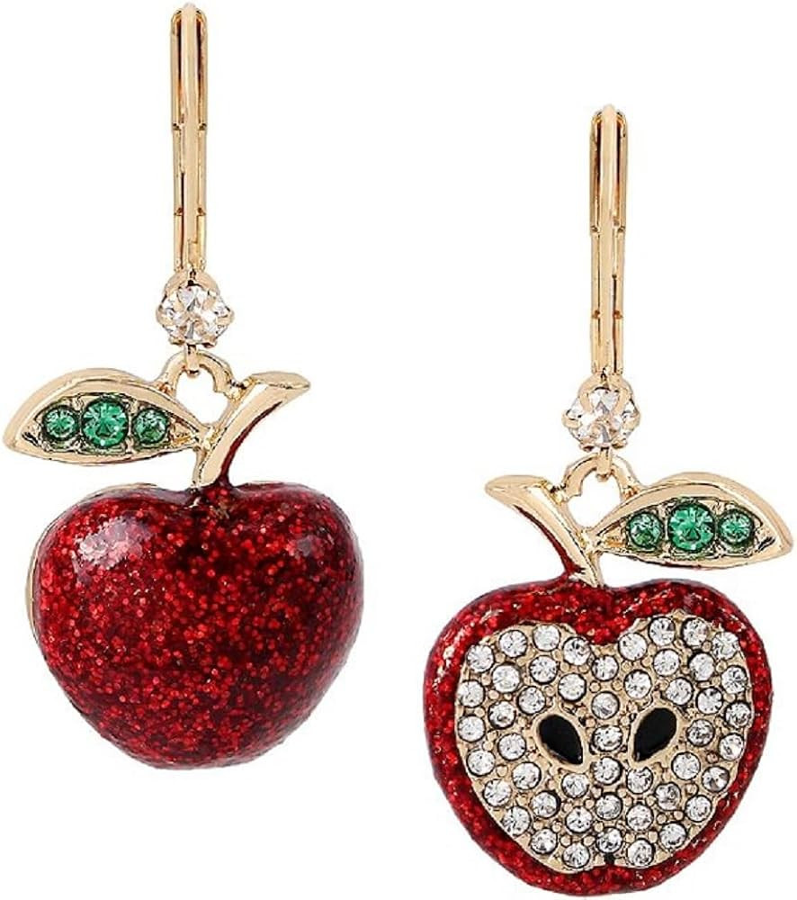 Betsey Johnson Apple Lever Back Earrings | Amazon (US)