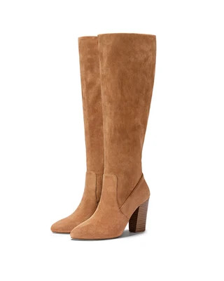 Marci | Convertible Wood-Heel Boots | Fitory Footwear US