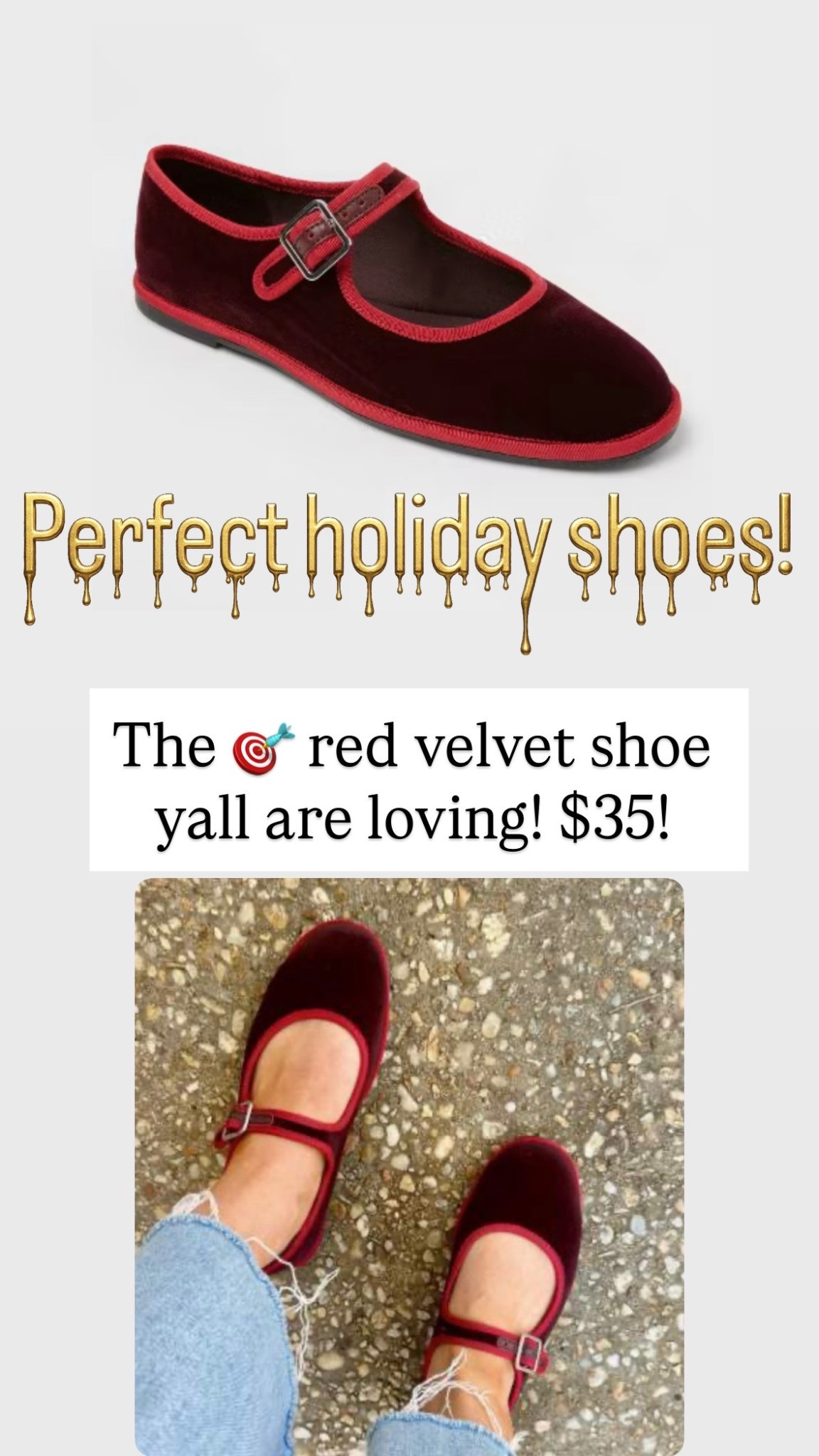 The perfect holiday shoe does exist — daily edit cover from Found by Em