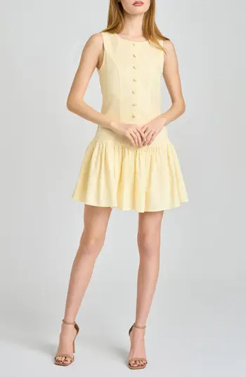 WAYF Martini Linen Blend Minidress | Nordstrom | Nordstrom