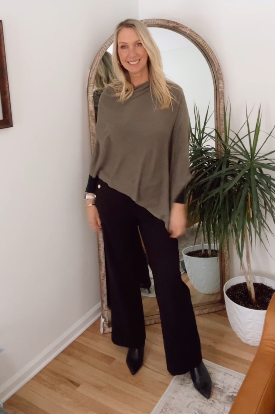 Poncho and black pants 

Tall girl, tall girl fashion, tall women, tall fashion, tall size, tall sizes, tall blonde, winter fashion 2024, work outfit, workwear, midsize fashion, midsize workwear, 50 style, 50 is not old, winter outfit, over40style, 40 and over styles

#LTKfindsunder50 #LTKmidsize #LTKover40