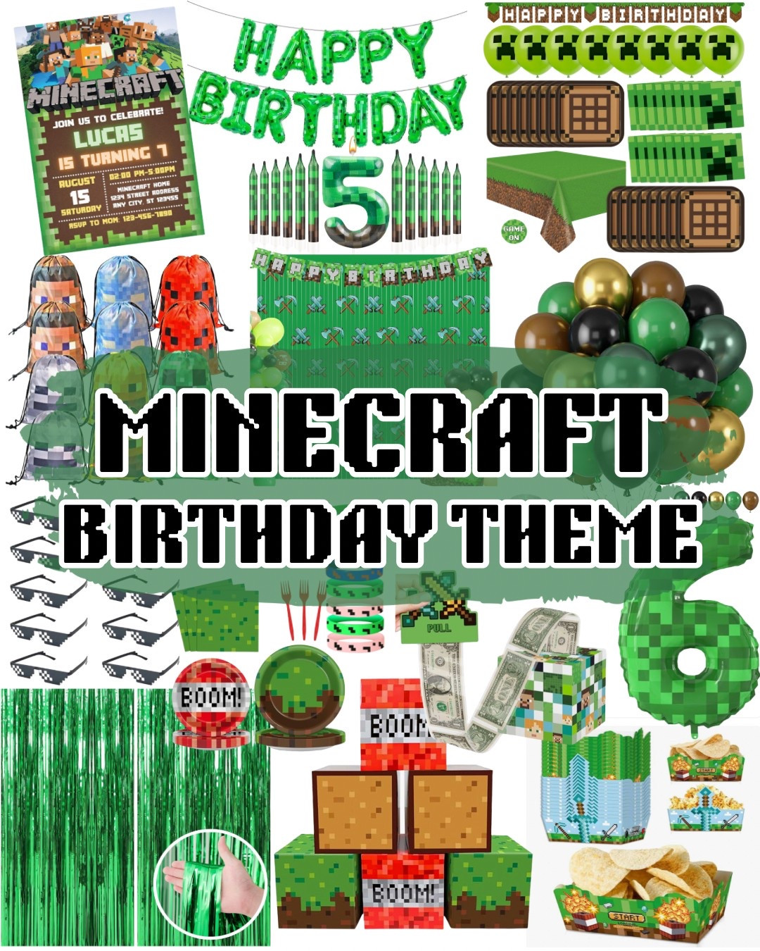 Level up your party game with this epic Minecraft Birthday Theme! Perfect for your little creeper and their pixel-loving crew!
#MinecraftParty #KidsBirthdayIdeas #MinecraftBirthday #PartyThemeGoals #BoyMomLife #GamerBirthday #BlockPartyVibes