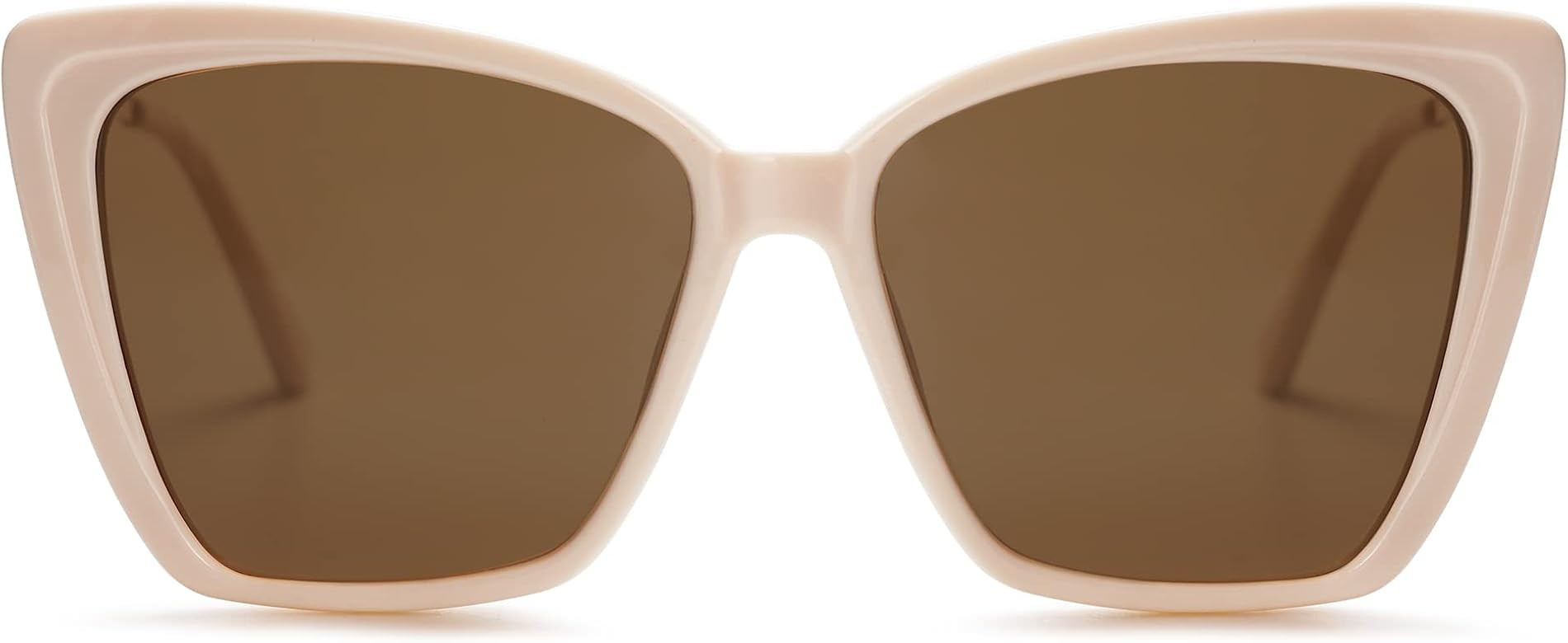 SOJOS Trendy Polarized Sunglasses For Women Retro Womens Oversized Square Cat Eye Sun Glasses UV ... | Amazon (US)