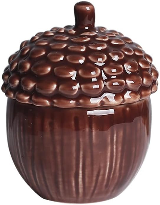 Acorn Shaped Ceramic Candle Holders with Lid | Amazon (US)
