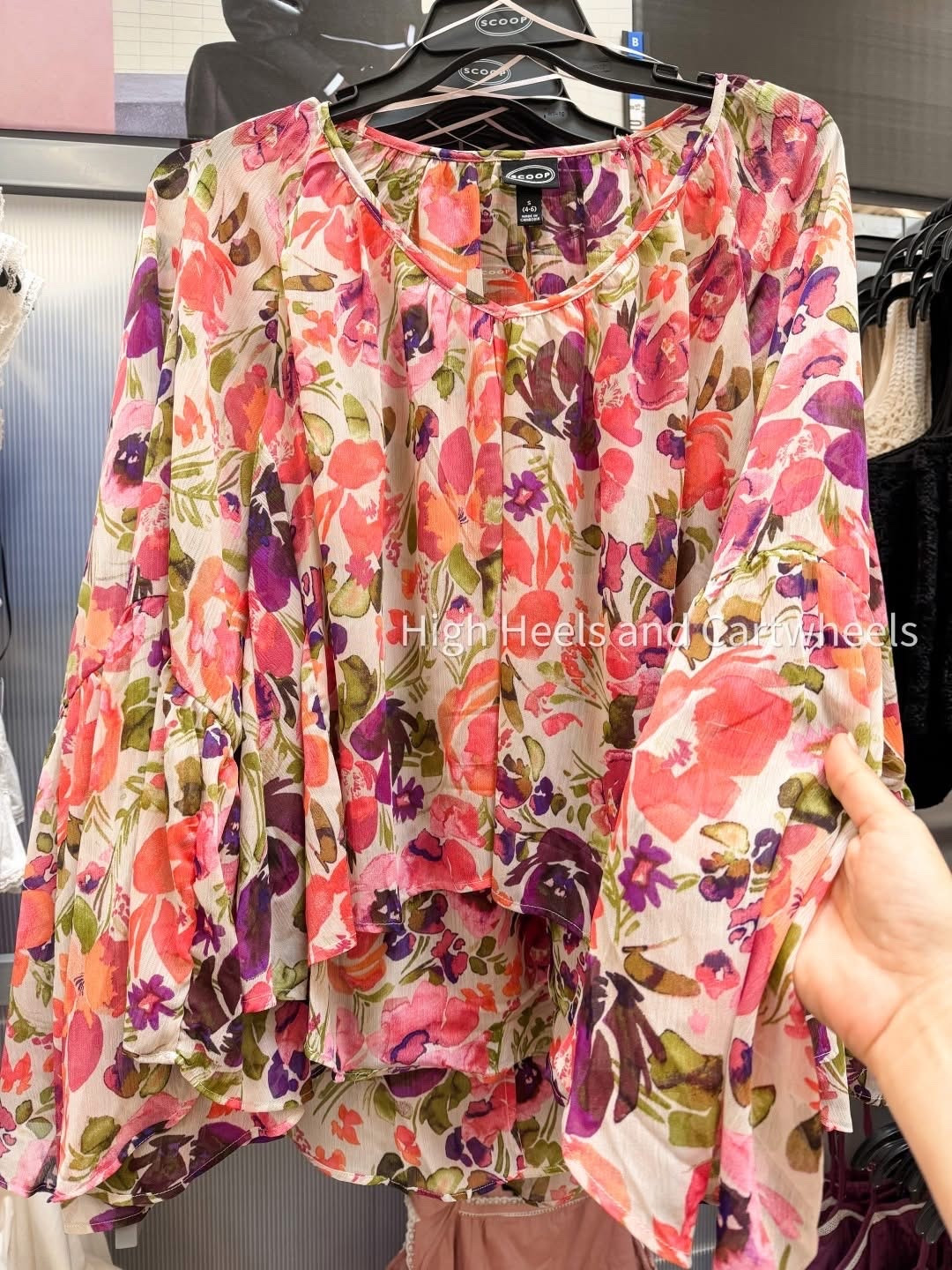 WOAH this blouse is STUNNING!! This is one of those Walmart finds you don’t want to miss