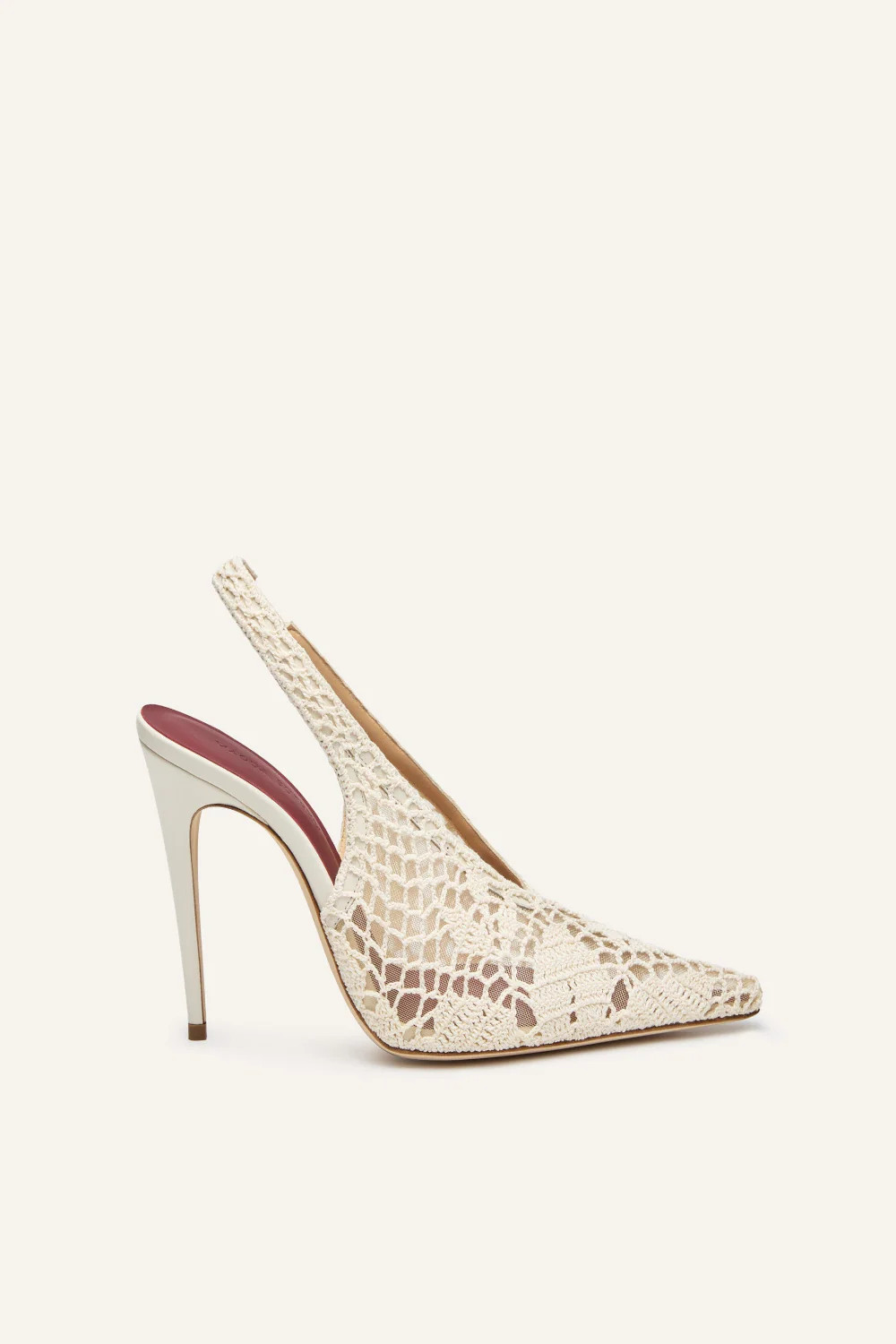 Slingback Crochet Cream | Curio