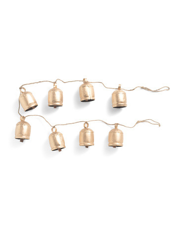 48in Iron Bells Garland | TJ Maxx