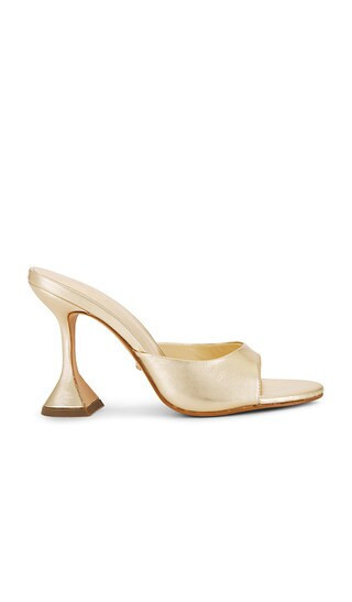 RAYE Polina Heel in Metallic Gold. - size 7.5 | Revolve Clothing (Global)