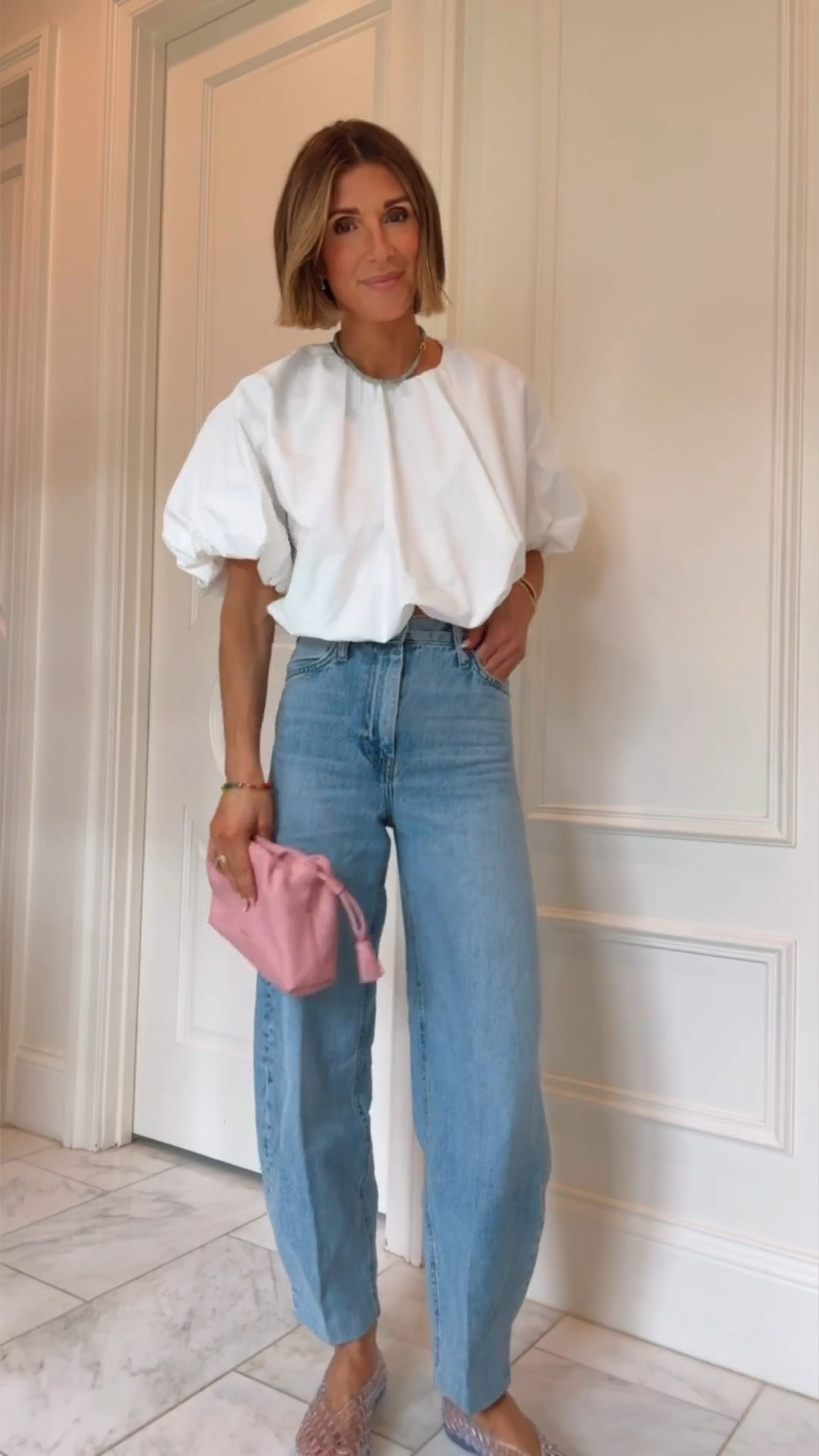 These new @Zara arrivals are giving effortless summer style. ☀️ Wearing a size XS/2 in bottoms and a small in tops. Fit is true to size.

#LTKsummer #LTKjeans