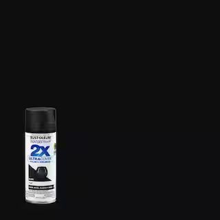 Rust-Oleum Painter's Touch 2X 12 oz. Flat Black General Purpose Spray Paint-334020 - The Home Dep... | The Home Depot