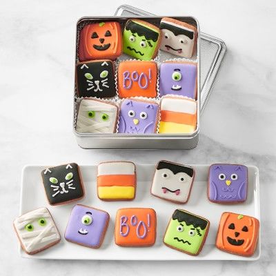 Frosted Baker Halloween Cookie Tin | Williams-Sonoma