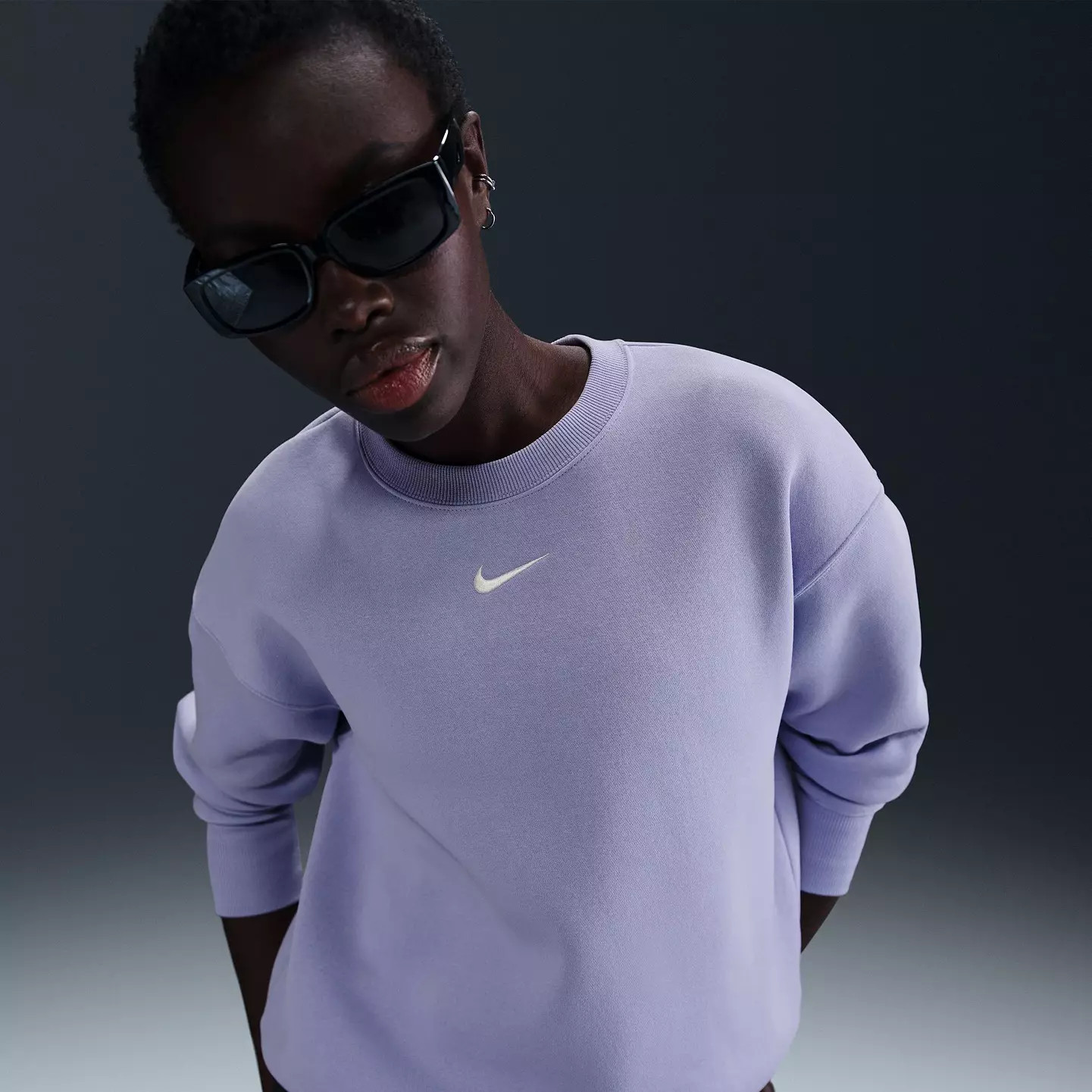 Nike Women's Sportswear Phoenix Fleece Oversized Crew-Neck Sweatshirt | DICK'S Sporting Goods