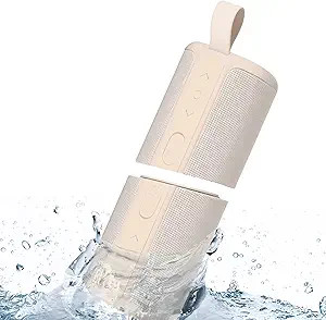 KOVE Commuter 2 Portable Speaker - Sand Bluetooth Speakers, Wireless with HD Louder Volume, Deep ... | Amazon (US)