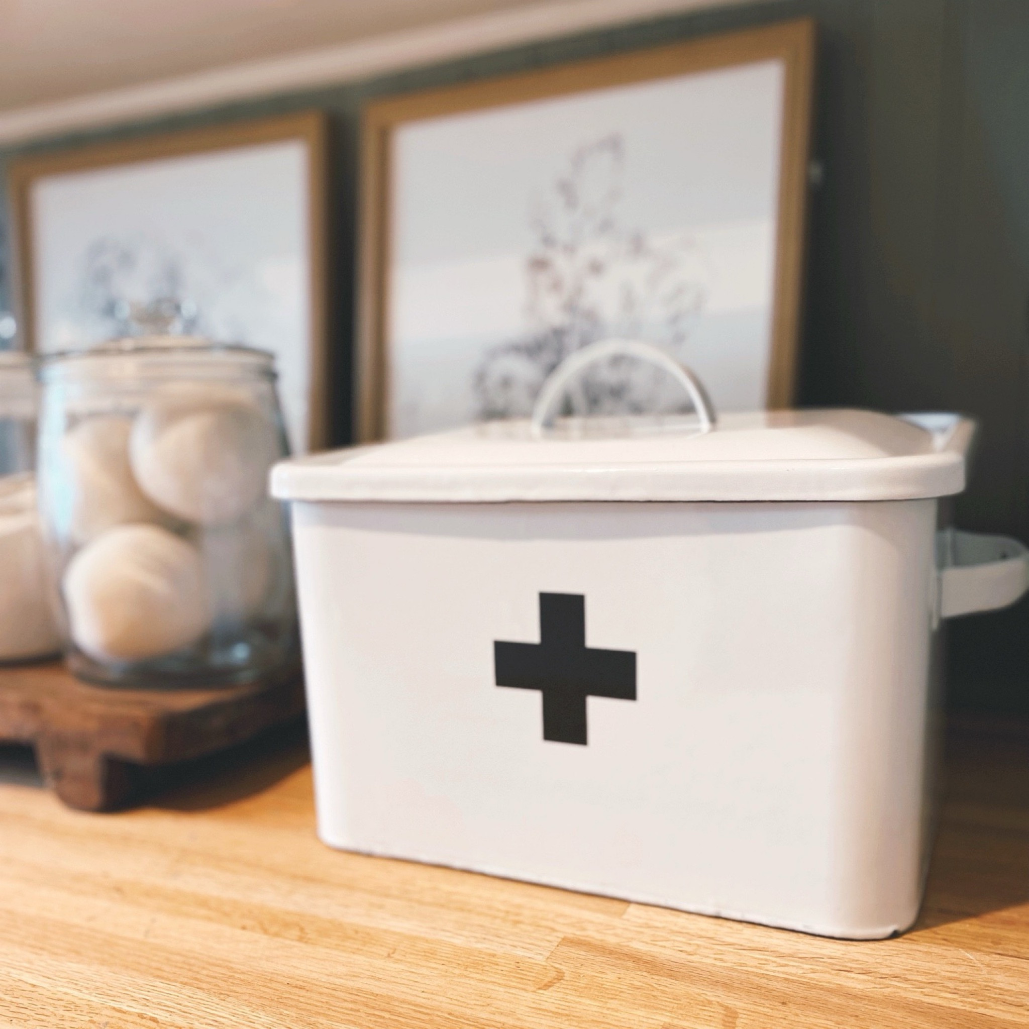 @wayfair organizational favorites on Emily’s home // I love this metal vintage style Medicine box- we keep bandaids, Tylenol, etc always on hand in this decorative container in our laundry room! #wayfair #wayfairpartner #springcleaning #vintage #medicine

#LTKHome #LTKSaleAlert #LTKSeasonal