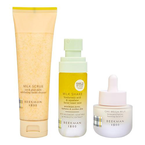 Beekman 1802 Goat Milk 3-piece Skincare Travel Essentials Kit | HSN