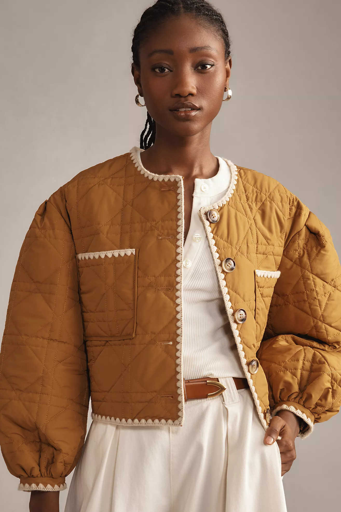 ASTR The Label Acacia Quilted Jacket | Anthropologie (US)