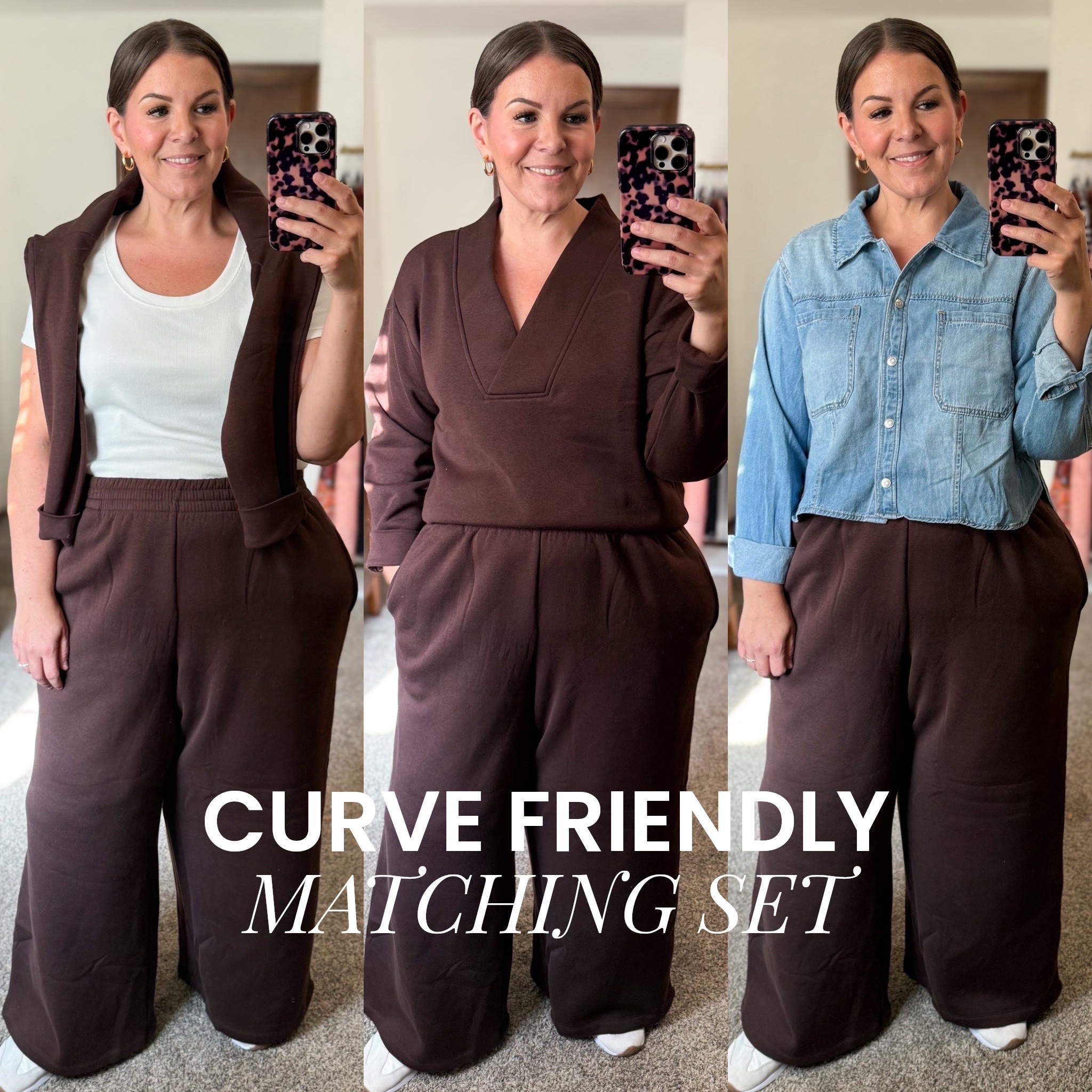 Can't stop, won't stop sharing this sweat set from Walmart that is curve friendly in sizes 0X-5X! Comes in other colors and reminds me so much of Aerie. Perfect travel set or an easy outfit for busy moms! 

 #LTKmomlife #LTKMidsize #LTKPlusSize