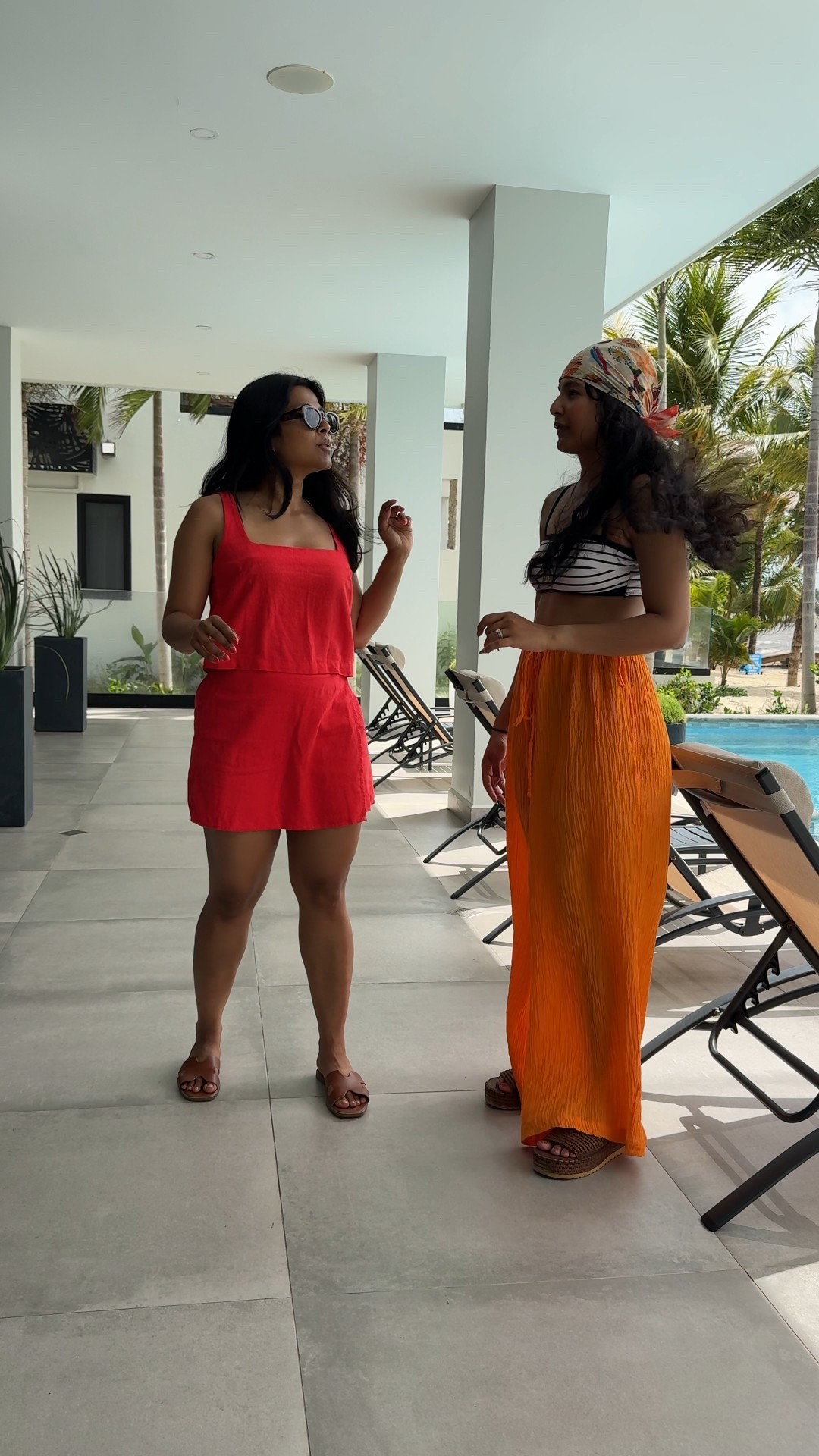 Thanks to everyone who helped me pick the red linen set for vacation! It’s a gorgeous color & actually a skort set! Recommend sizing down top & bottom. I’m wearing XS top & Small bottom. 

#LTKSummerEdit #LTKFindsUnder50