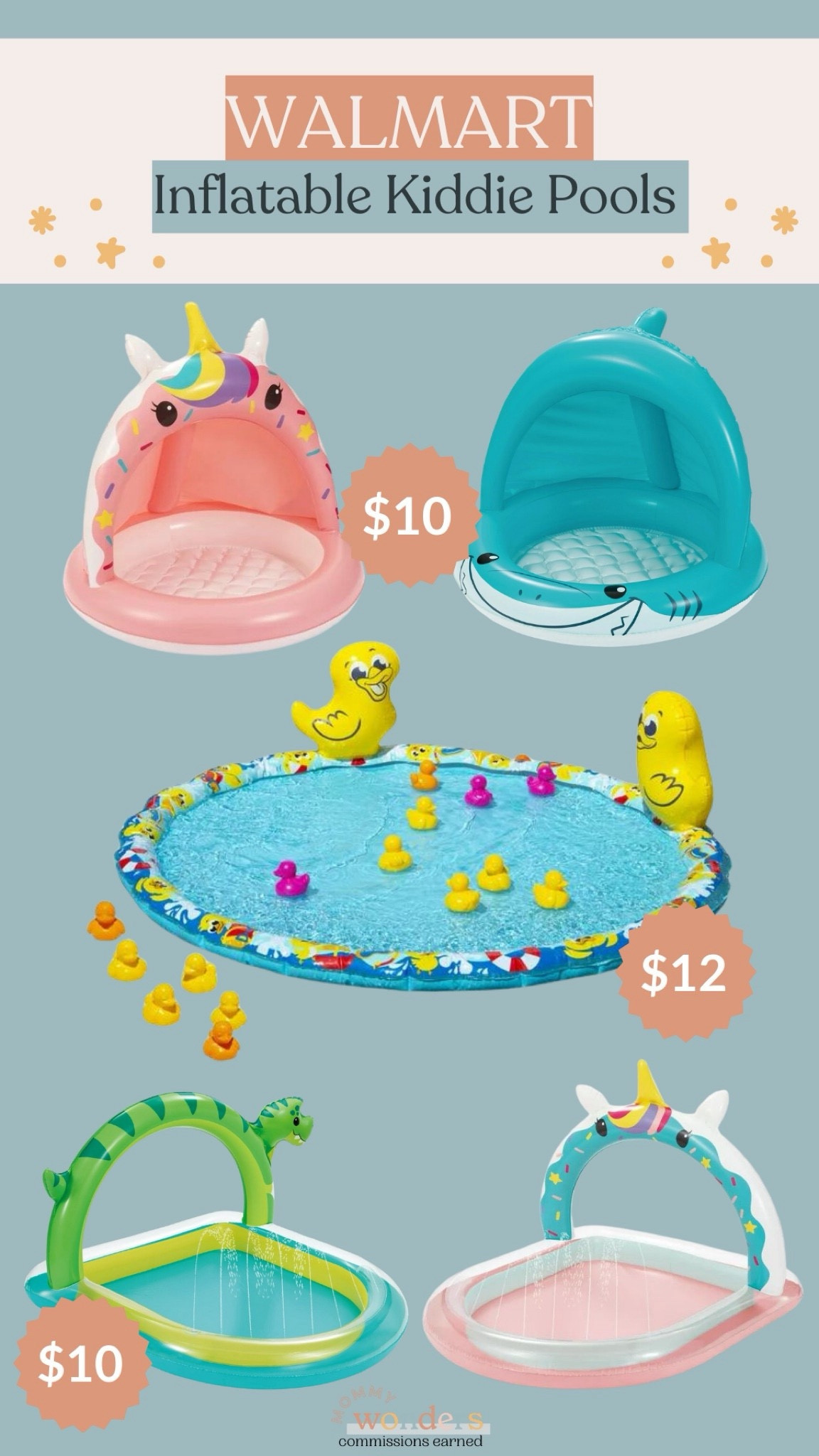 Walmart inflatable kiddie pools are great prices! Perfect for keeping little ones cool during the summer heat!

#LTKBaby #LTKKids #LTKSwim