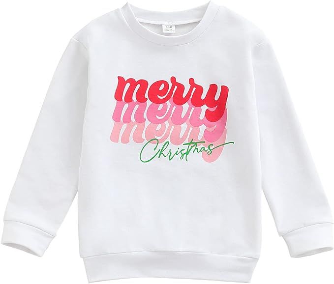 Infant Toddler Baby Boy Girl Letter Sweatshirt Pullover Long Sleeve T-Shirt Tops Fall Clothes | Amazon (US)