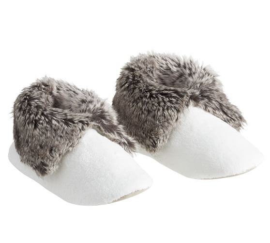 Faux Fur Booties | Pottery Barn (US)