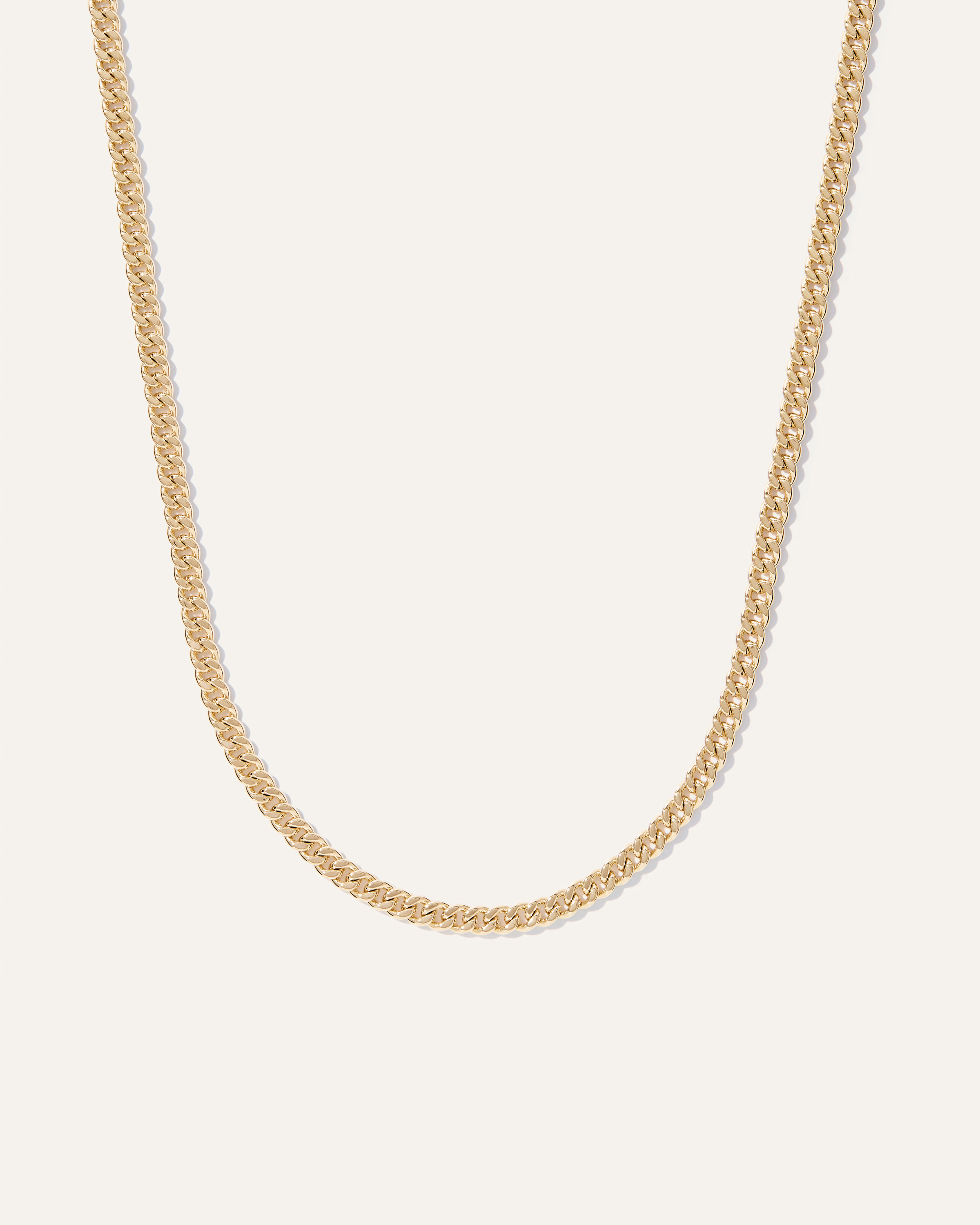 Cuban Curb Chain Necklace in Gold Vermeil | Quince