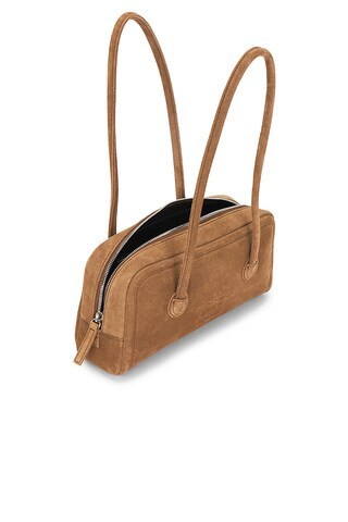 Soft Boston Bag in Cappuccino Suede | Revolve Clothing (Global)
