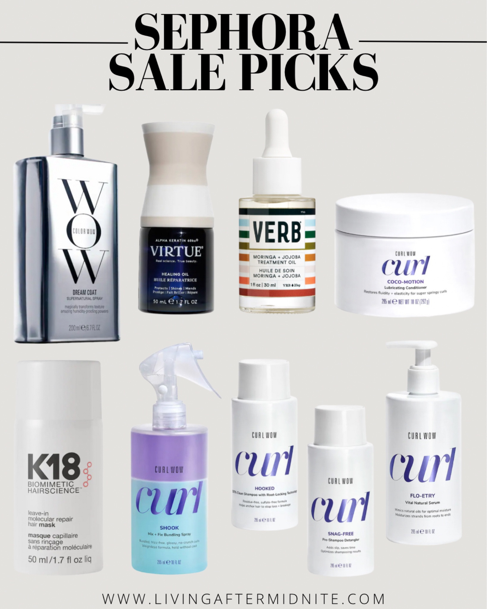 Sephora Sale Picks / Hair Favorites / Color Wow / Verb / Virtue / K18

#LTKBeautySale #LTKbeauty #LTKunder50